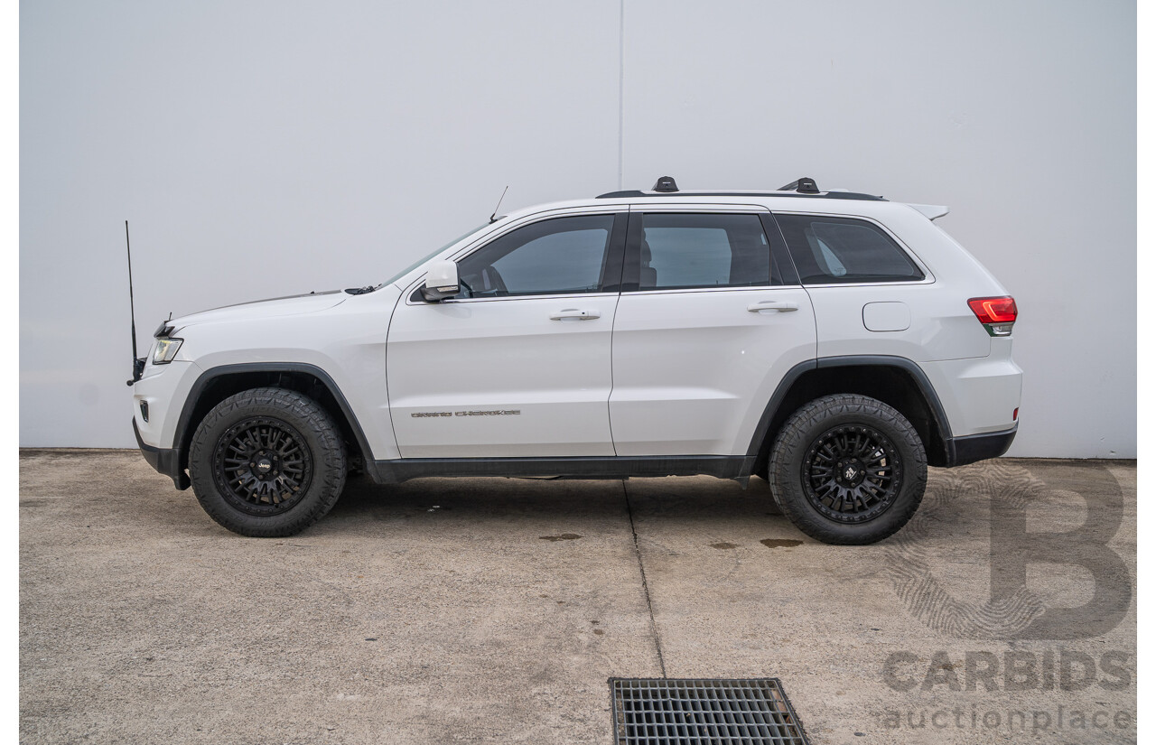 04/2015 Jeep Grand Cherokee Laredo (4x4) WK MY15 4d Wagon Bright White V6 3.6L