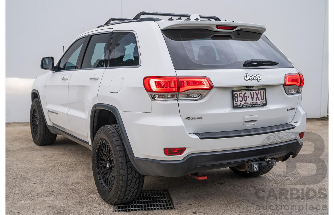 04/2015 Jeep Grand Cherokee Laredo (4x4) WK MY15 4d Wagon Bright White V6 3.6L