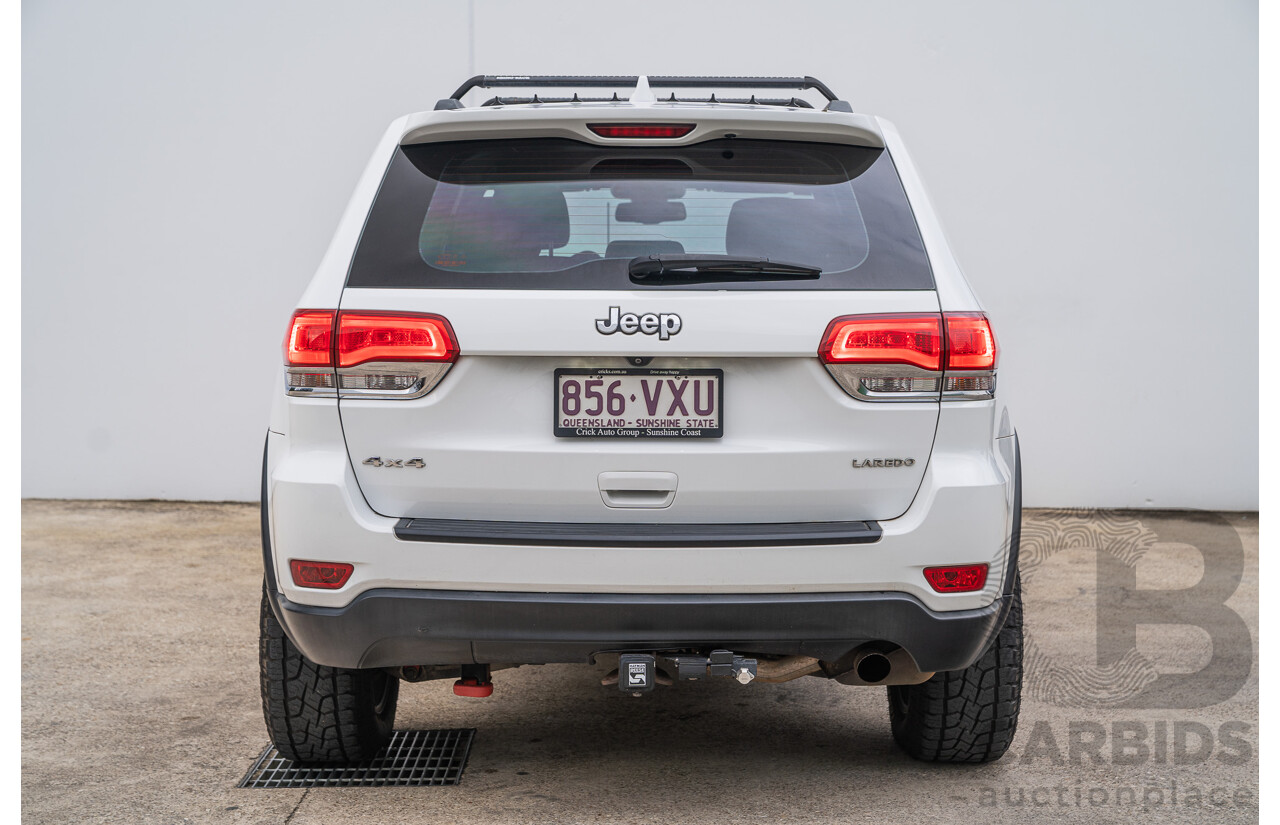 04/2015 Jeep Grand Cherokee Laredo (4x4) WK MY15 4d Wagon Bright White V6 3.6L