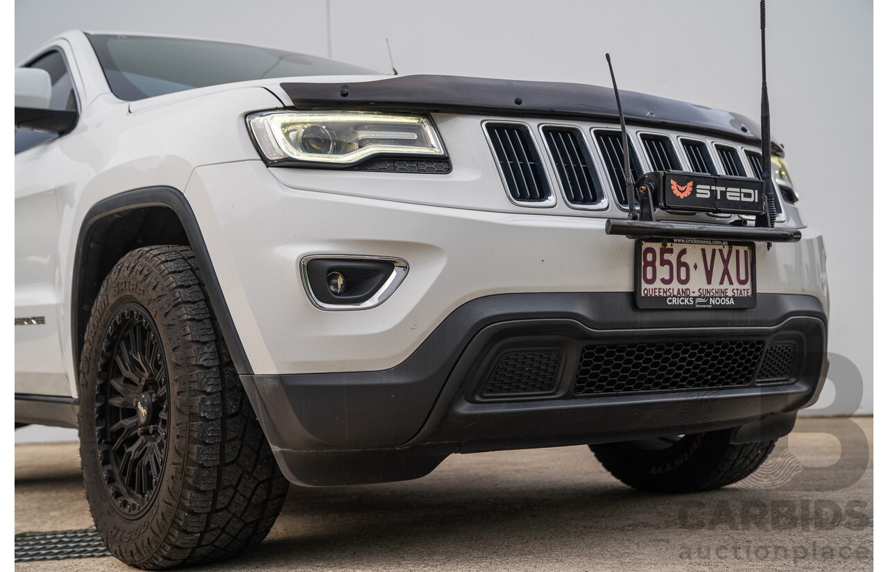 04/2015 Jeep Grand Cherokee Laredo (4x4) WK MY15 4d Wagon Bright White V6 3.6L