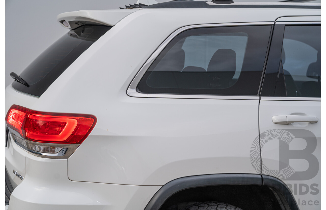 04/2015 Jeep Grand Cherokee Laredo (4x4) WK MY15 4d Wagon Bright White V6 3.6L