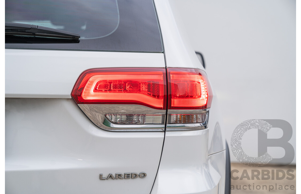 04/2015 Jeep Grand Cherokee Laredo (4x4) WK MY15 4d Wagon Bright White V6 3.6L