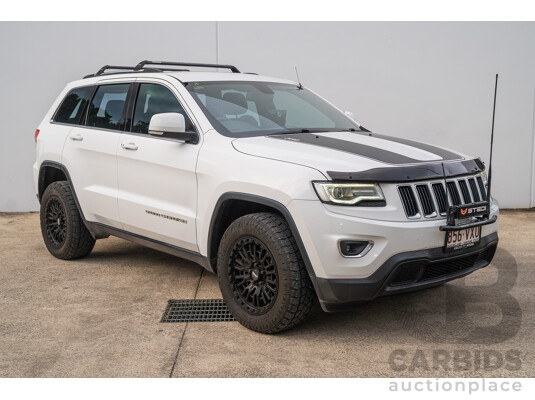 04/2015 Jeep Grand Cherokee Laredo (4x4) WK MY15 4d Wagon Bright White V6 3.6L