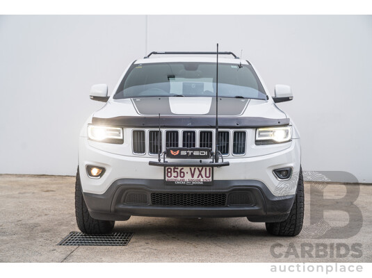 04/2015 Jeep Grand Cherokee Laredo (4x4) WK MY15 4d Wagon Bright White V6 3.6L