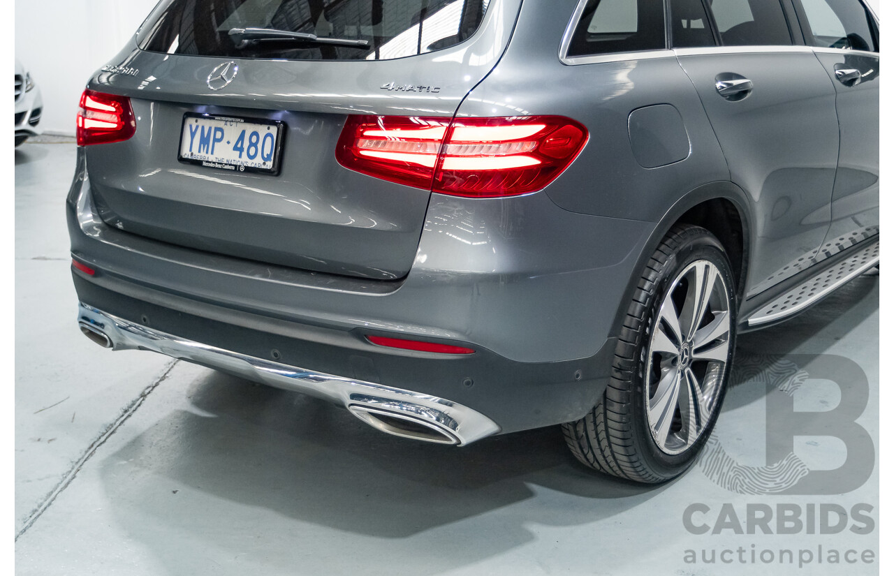 1/2018 Mercedes-Benz GLC 250d (AWD) 253 MY18 4d Wagon Selenite Gray Metallic Twin Turbo Diesel 2.1L