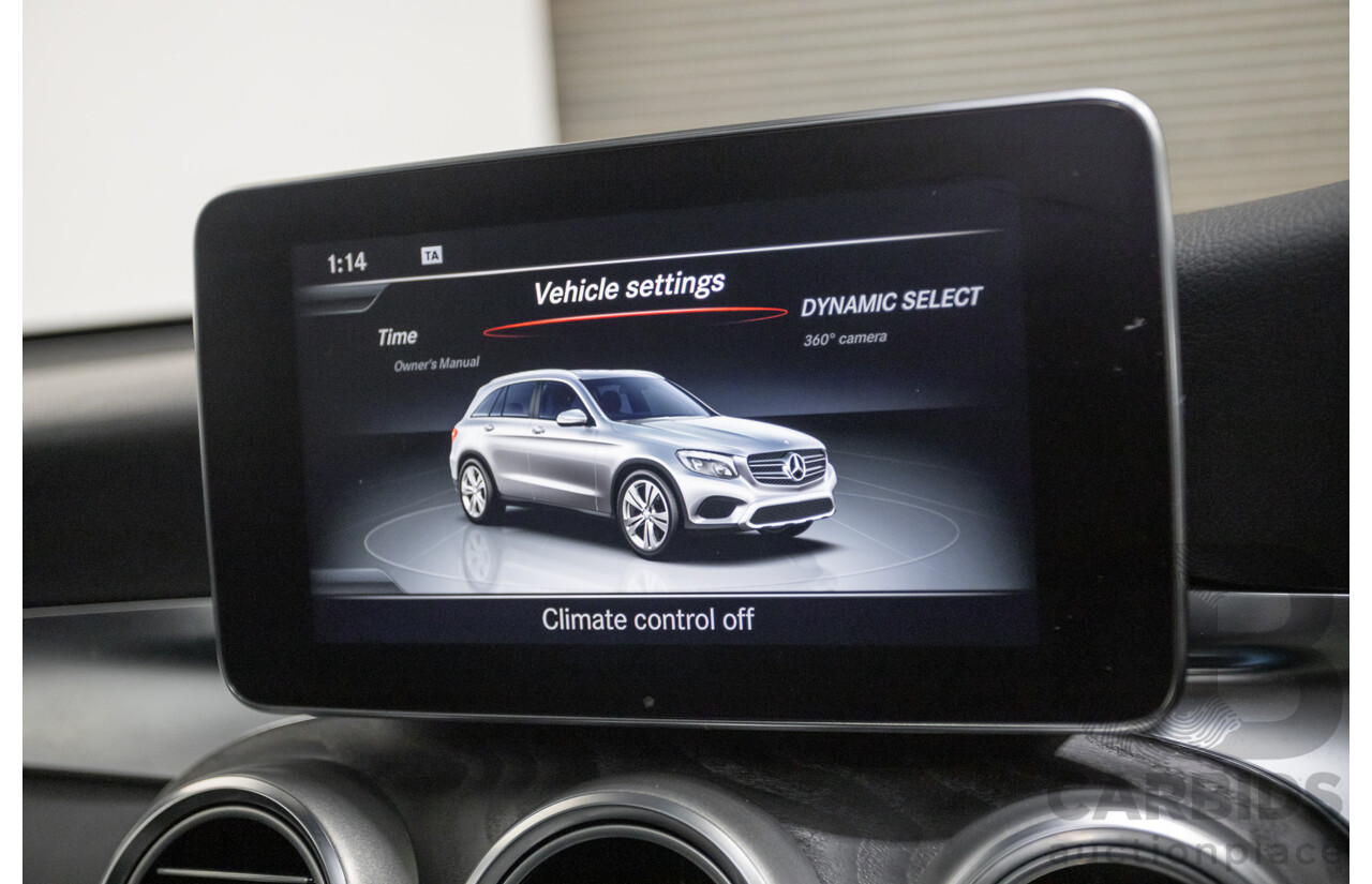 1/2018 Mercedes-Benz GLC 250d (AWD) 253 MY18 4d Wagon Selenite Gray Metallic Twin Turbo Diesel 2.1L