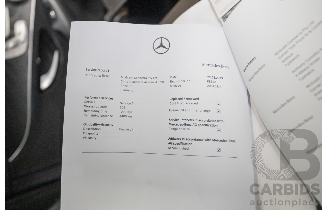 1/2018 Mercedes-Benz GLC 250d (AWD) 253 MY18 4d Wagon Selenite Gray Metallic Twin Turbo Diesel 2.1L