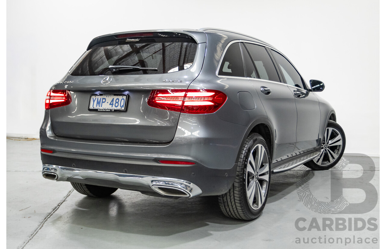 1/2018 Mercedes-Benz GLC 250d (AWD) 253 MY18 4d Wagon Selenite Gray Metallic Twin Turbo Diesel 2.1L