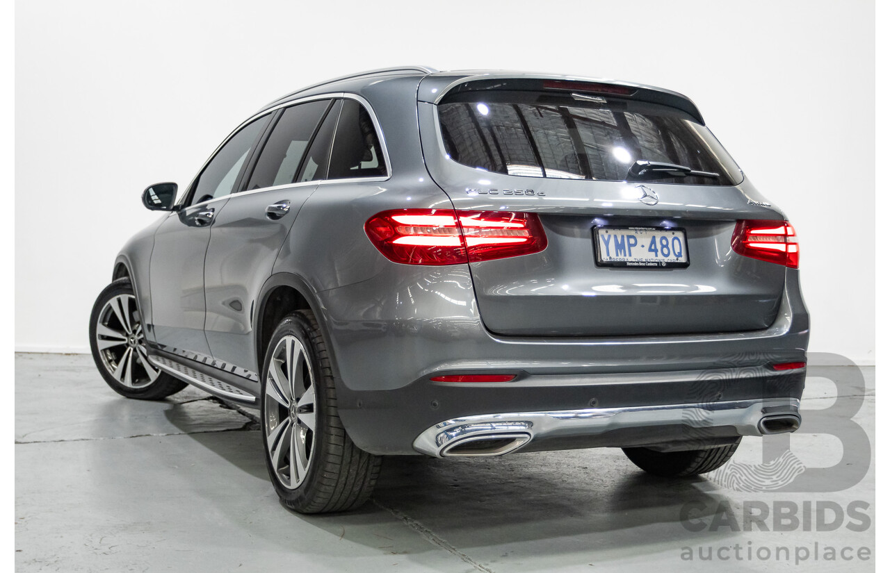 1/2018 Mercedes-Benz GLC 250d (AWD) 253 MY18 4d Wagon Selenite Gray Metallic Twin Turbo Diesel 2.1L