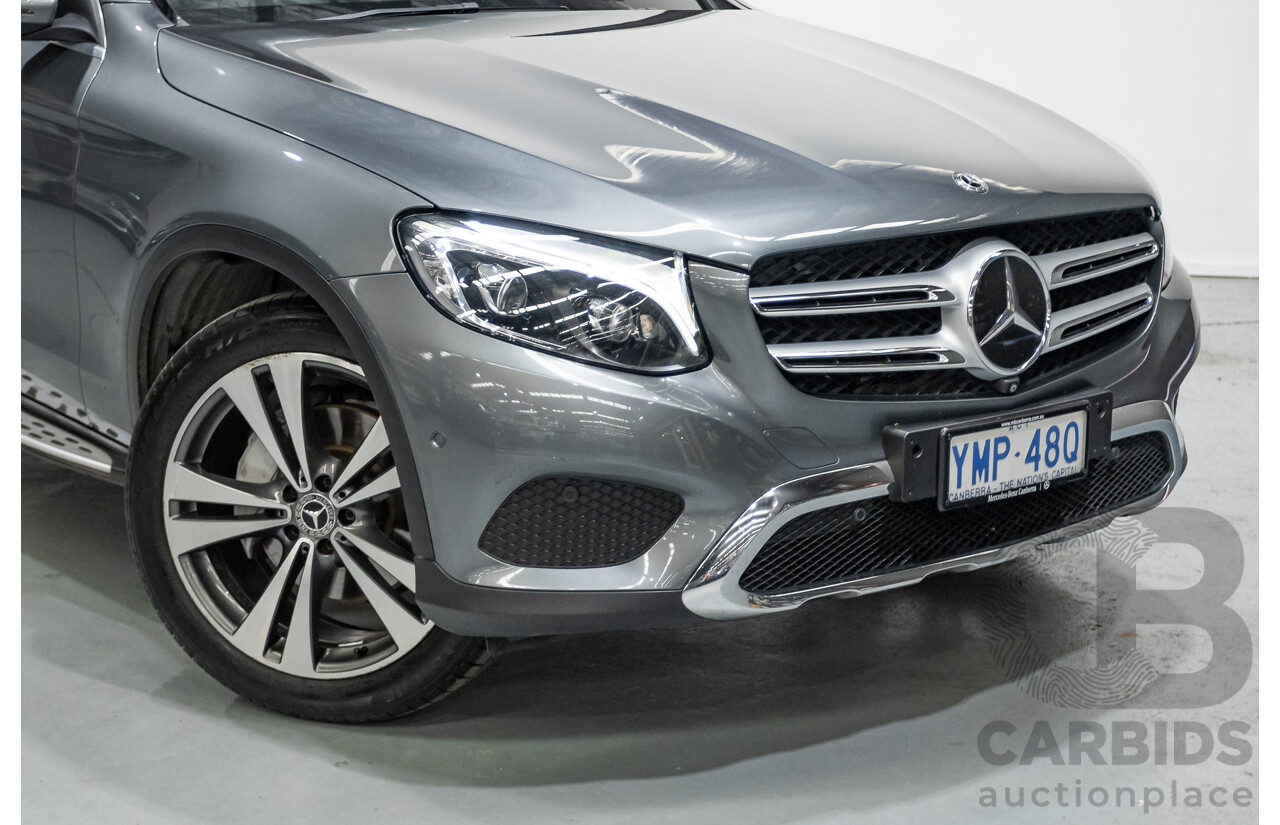 1/2018 Mercedes-Benz GLC 250d (AWD) 253 MY18 4d Wagon Selenite Gray Metallic Twin Turbo Diesel 2.1L
