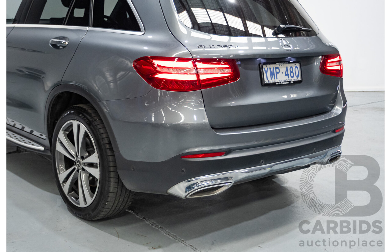 1/2018 Mercedes-Benz GLC 250d (AWD) 253 MY18 4d Wagon Selenite Gray Metallic Twin Turbo Diesel 2.1L
