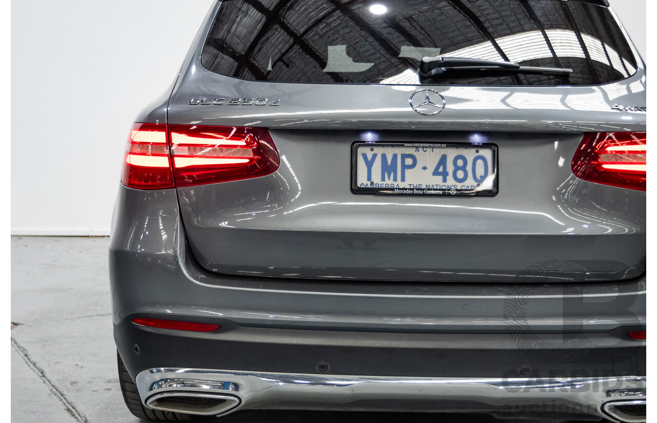 1/2018 Mercedes-Benz GLC 250d (AWD) 253 MY18 4d Wagon Selenite Gray Metallic Twin Turbo Diesel 2.1L