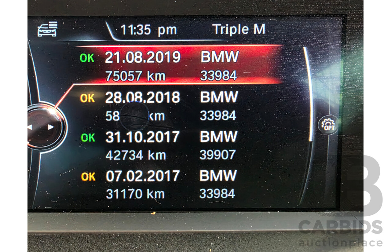 2/2015 BMW 116i Sport F20 MY15 5d Hatchback Mineral White Metallic Turbo 1.6L