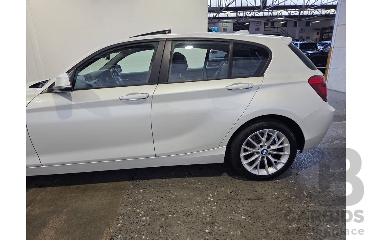 2/2015 BMW 116i Sport F20 MY15 5d Hatchback Mineral White Metallic Turbo 1.6L