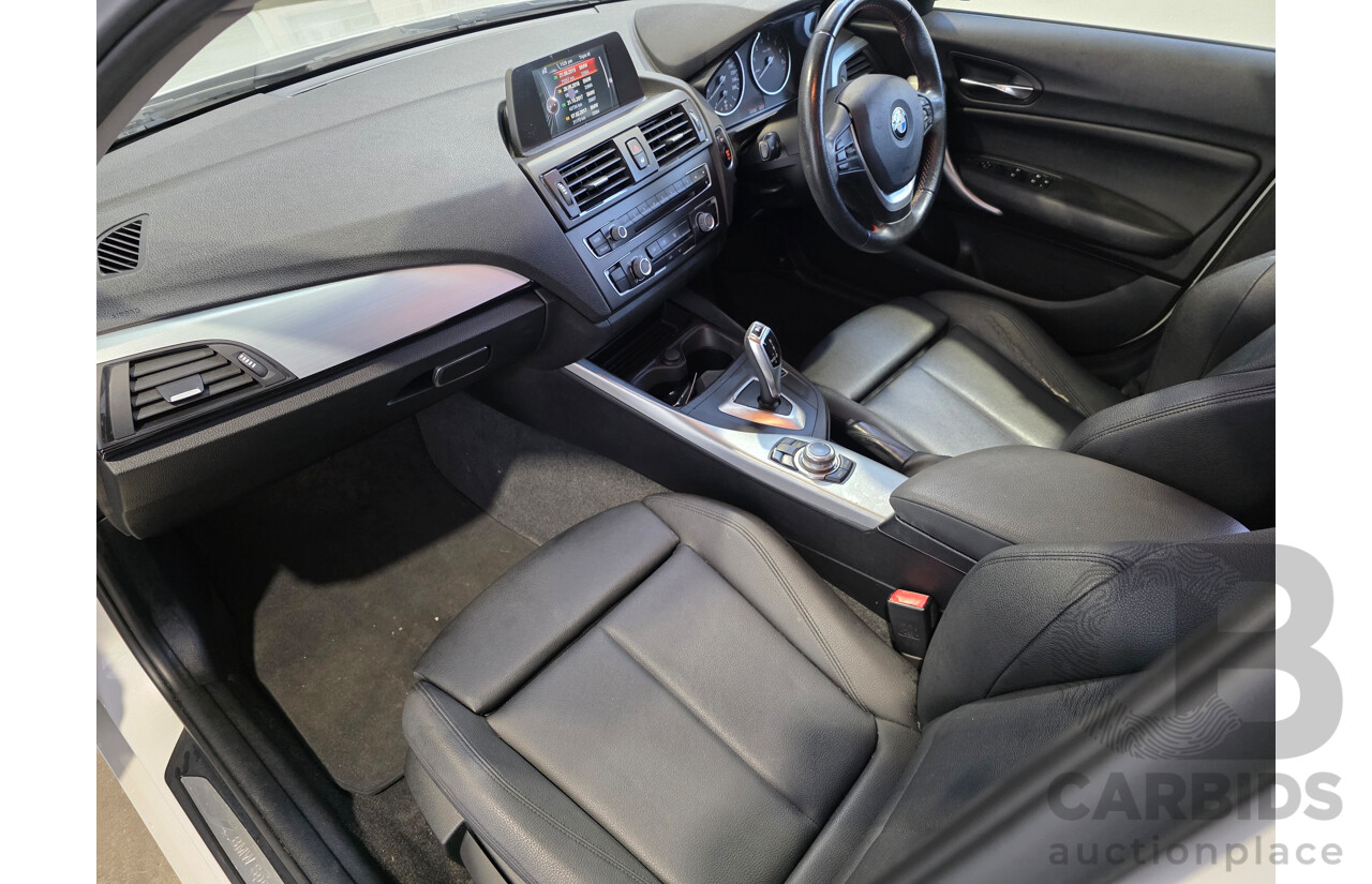 2/2015 BMW 116i Sport F20 MY15 5d Hatchback Mineral White Metallic Turbo 1.6L