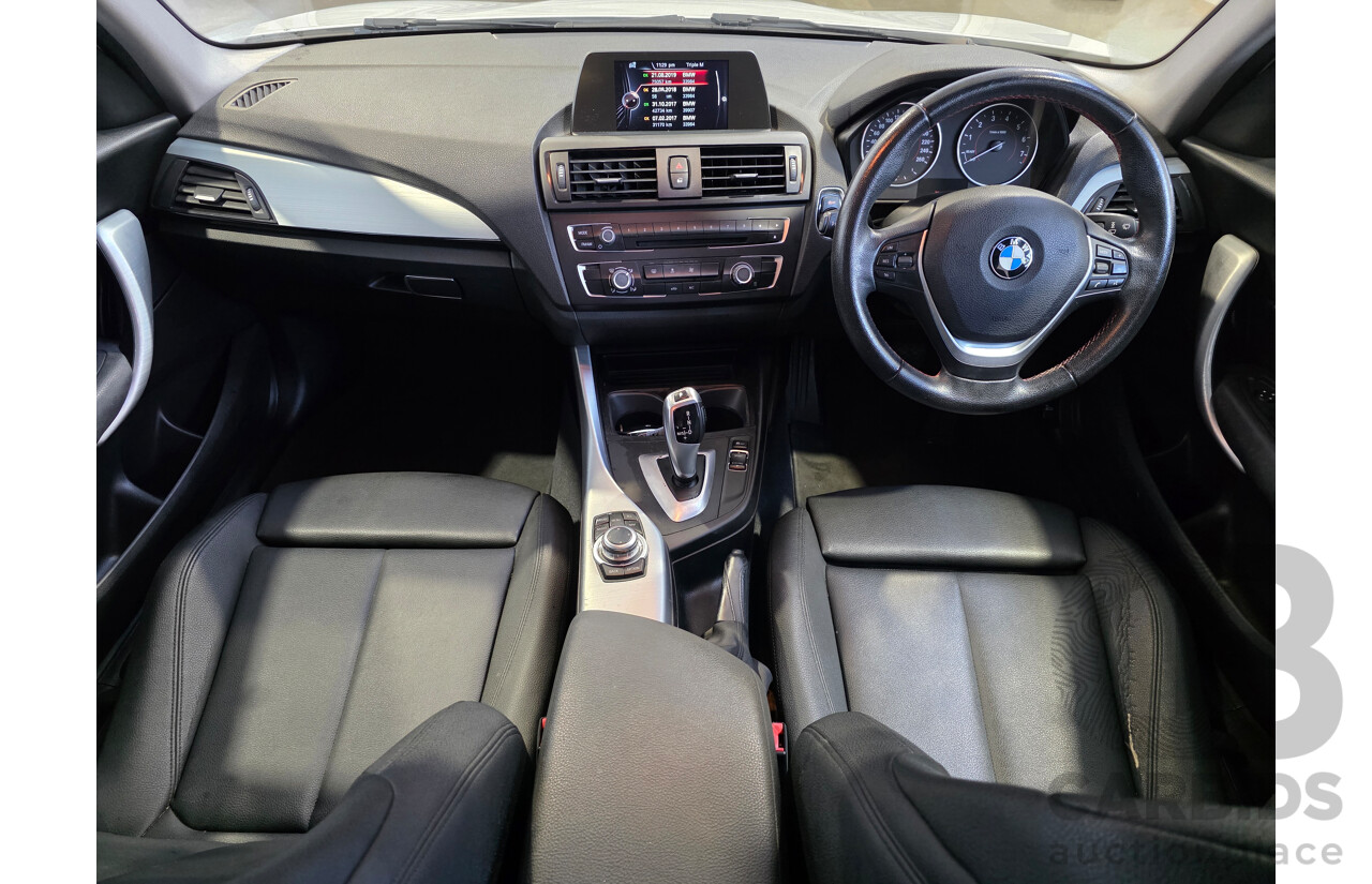 2/2015 BMW 116i Sport F20 MY15 5d Hatchback Mineral White Metallic Turbo 1.6L