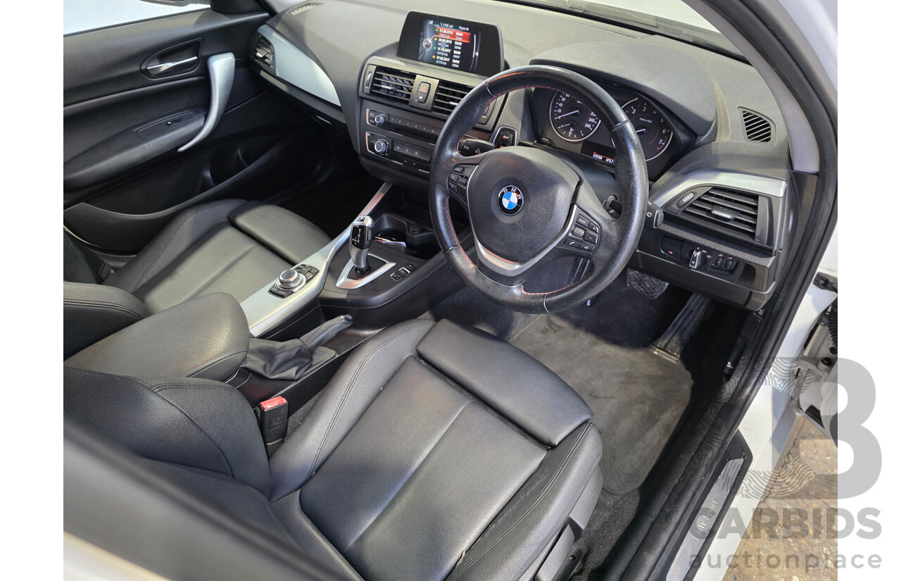 2/2015 BMW 116i Sport F20 MY15 5d Hatchback Mineral White Metallic Turbo 1.6L