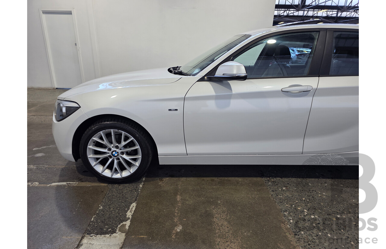 2/2015 BMW 116i Sport F20 MY15 5d Hatchback Mineral White Metallic Turbo 1.6L