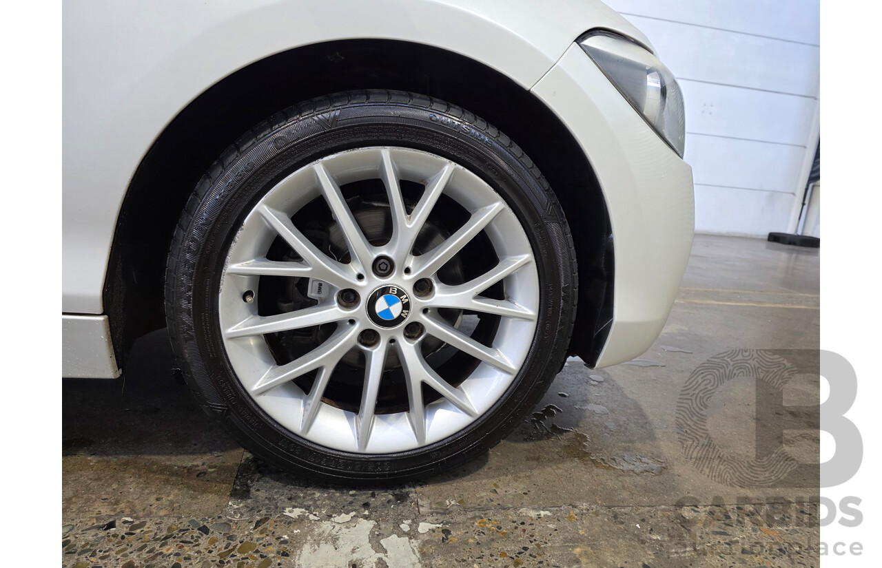 2/2015 BMW 116i Sport F20 MY15 5d Hatchback Mineral White Metallic Turbo 1.6L