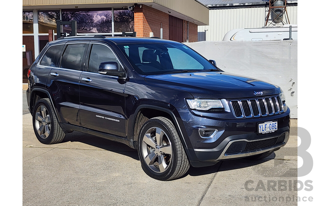 07/2015 Jeep Grand Cherokee Limited (4x4) WK MY15 4d Wagon Grey 3.6L