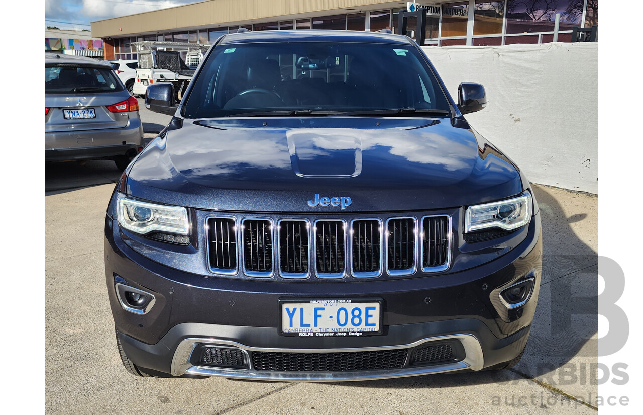 07/2015 Jeep Grand Cherokee Limited (4x4) WK MY15 4d Wagon Grey 3.6L