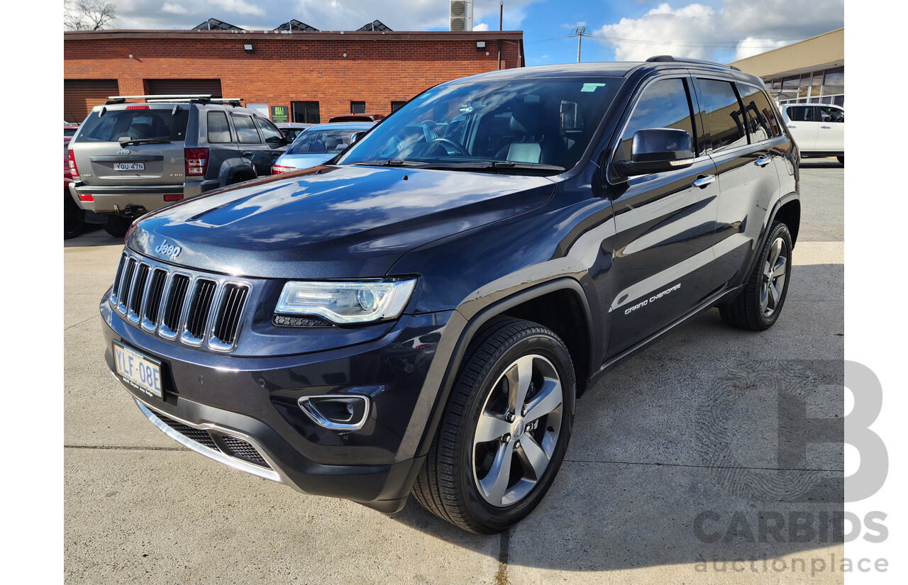 07/2015 Jeep Grand Cherokee Limited (4x4) WK MY15 4d Wagon Grey 3.6L
