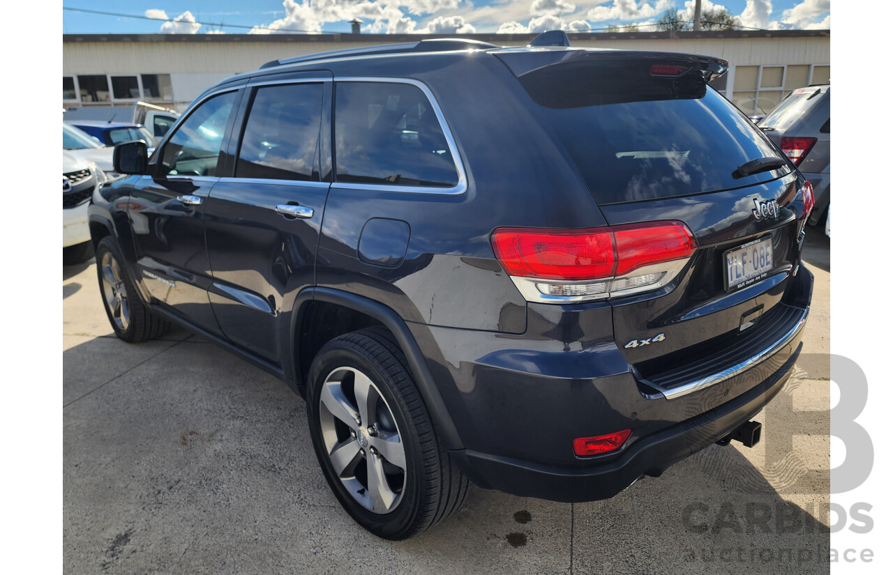 07/2015 Jeep Grand Cherokee Limited (4x4) WK MY15 4d Wagon Grey 3.6L