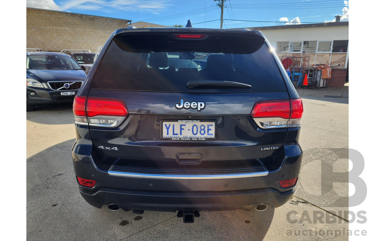 07/2015 Jeep Grand Cherokee Limited (4x4) WK MY15 4d Wagon Grey 3.6L