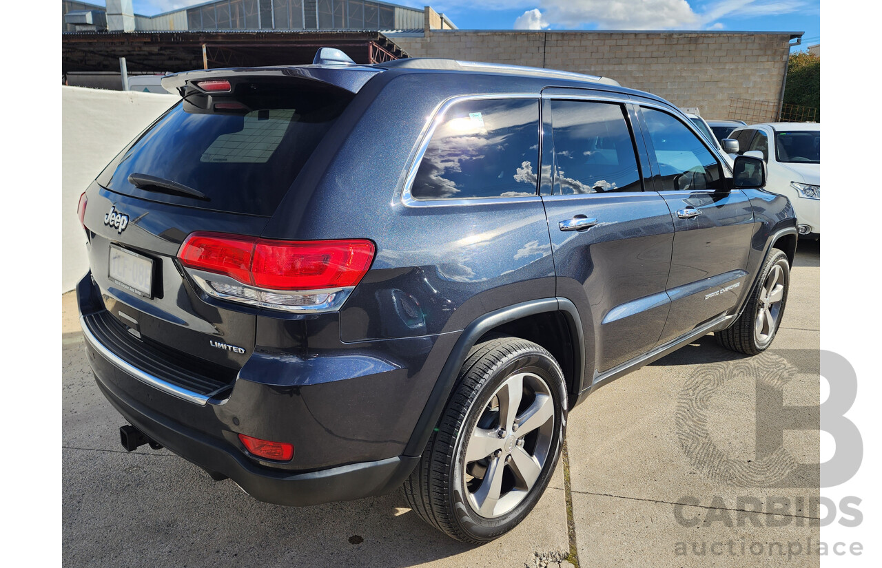 07/2015 Jeep Grand Cherokee Limited (4x4) WK MY15 4d Wagon Grey 3.6L