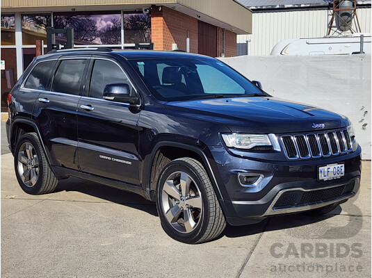 07/2015 Jeep Grand Cherokee Limited (4x4) WK MY15 4d Wagon Grey 3.6L