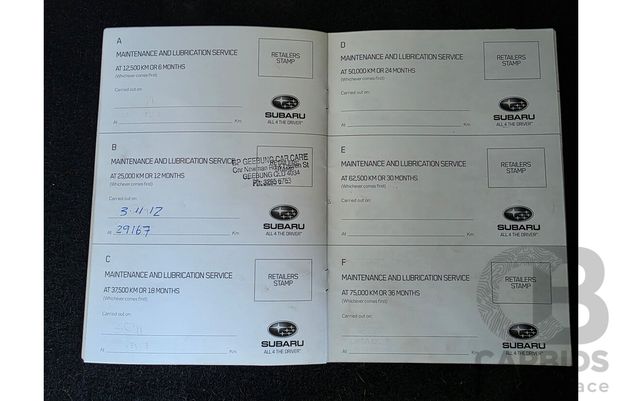 7/2011 Subaru Forester X (AWD) MY11 4d Wagon Grey 2.5L