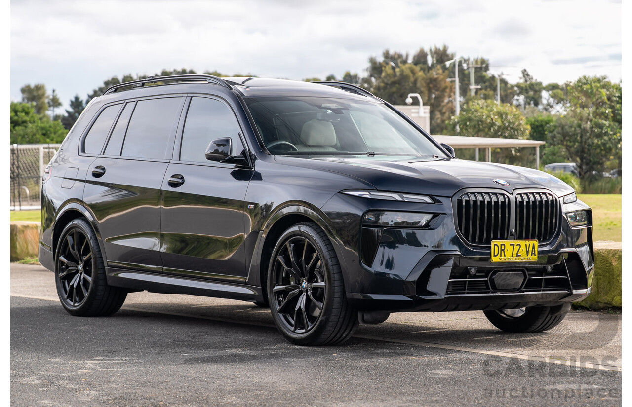 7/2024 BMW X7 xDrive40d M Sport MHEV (AWD) G07 LCI 4d Wagon Carbon Black Metallic Turbo Diesel 3.0L - 7 Seater