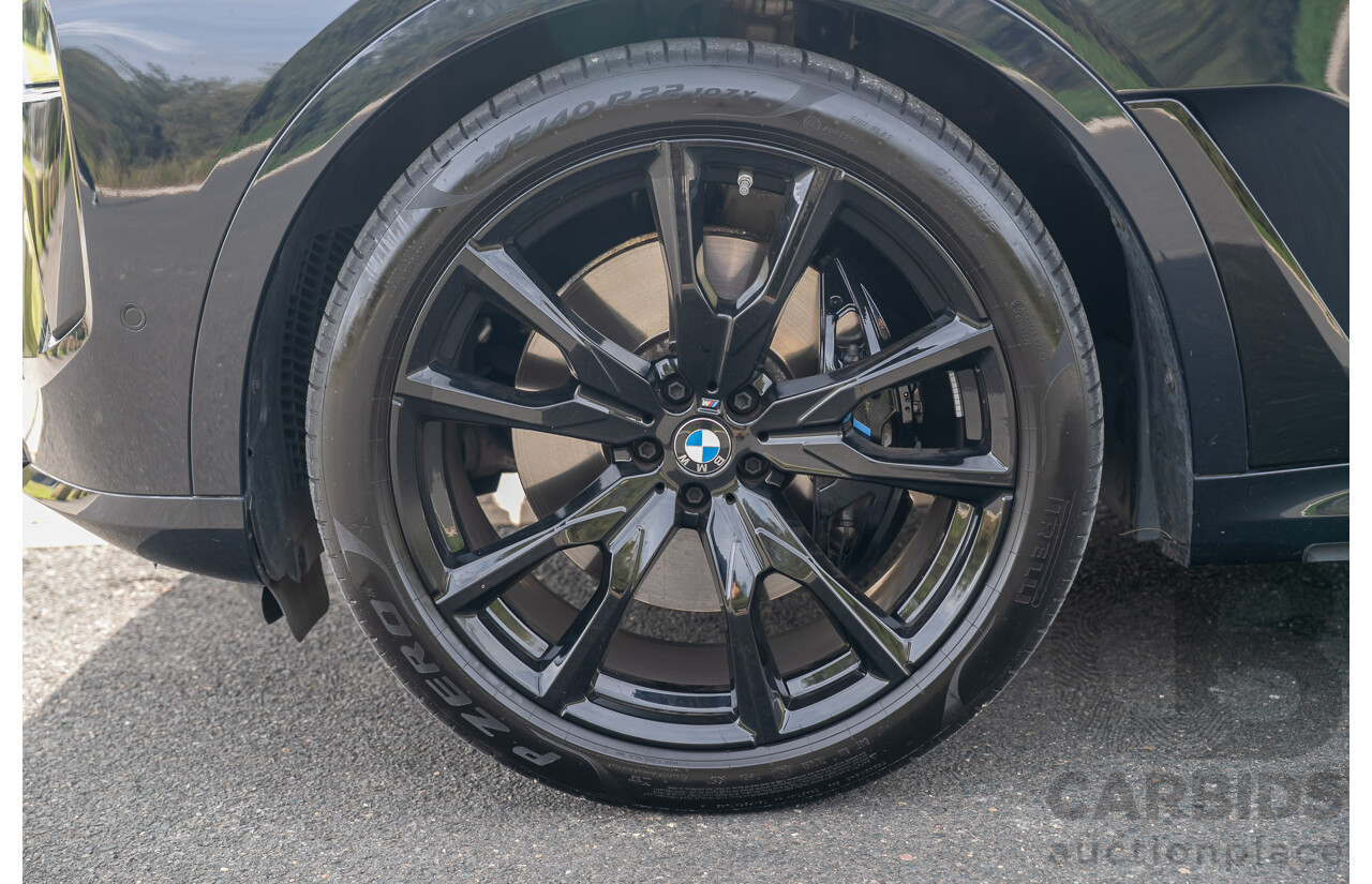 7/2024 BMW X7 xDrive40d M Sport MHEV (AWD) G07 LCI 4d Wagon Carbon Black Metallic Turbo Diesel 3.0L - 7 Seater