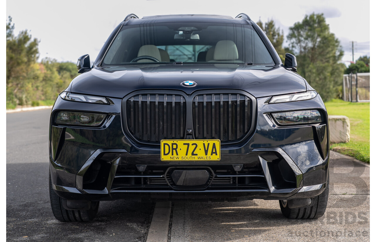 7/2024 BMW X7 xDrive40d M Sport MHEV (AWD) G07 LCI 4d Wagon Carbon Black Metallic Turbo Diesel 3.0L - 7 Seater