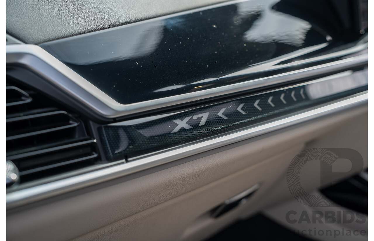 7/2024 BMW X7 xDrive40d M Sport MHEV (AWD) G07 LCI 4d Wagon Carbon Black Metallic Turbo Diesel 3.0L - 7 Seater