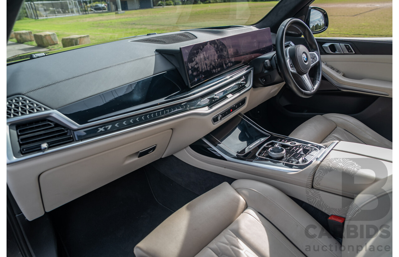 7/2024 BMW X7 xDrive40d M Sport MHEV (AWD) G07 LCI 4d Wagon Carbon Black Metallic Turbo Diesel 3.0L - 7 Seater