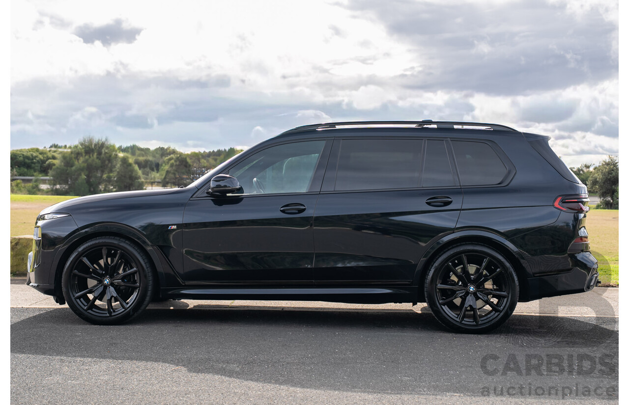 7/2024 BMW X7 xDrive40d M Sport MHEV (AWD) G07 LCI 4d Wagon Carbon Black Metallic Turbo Diesel 3.0L - 7 Seater