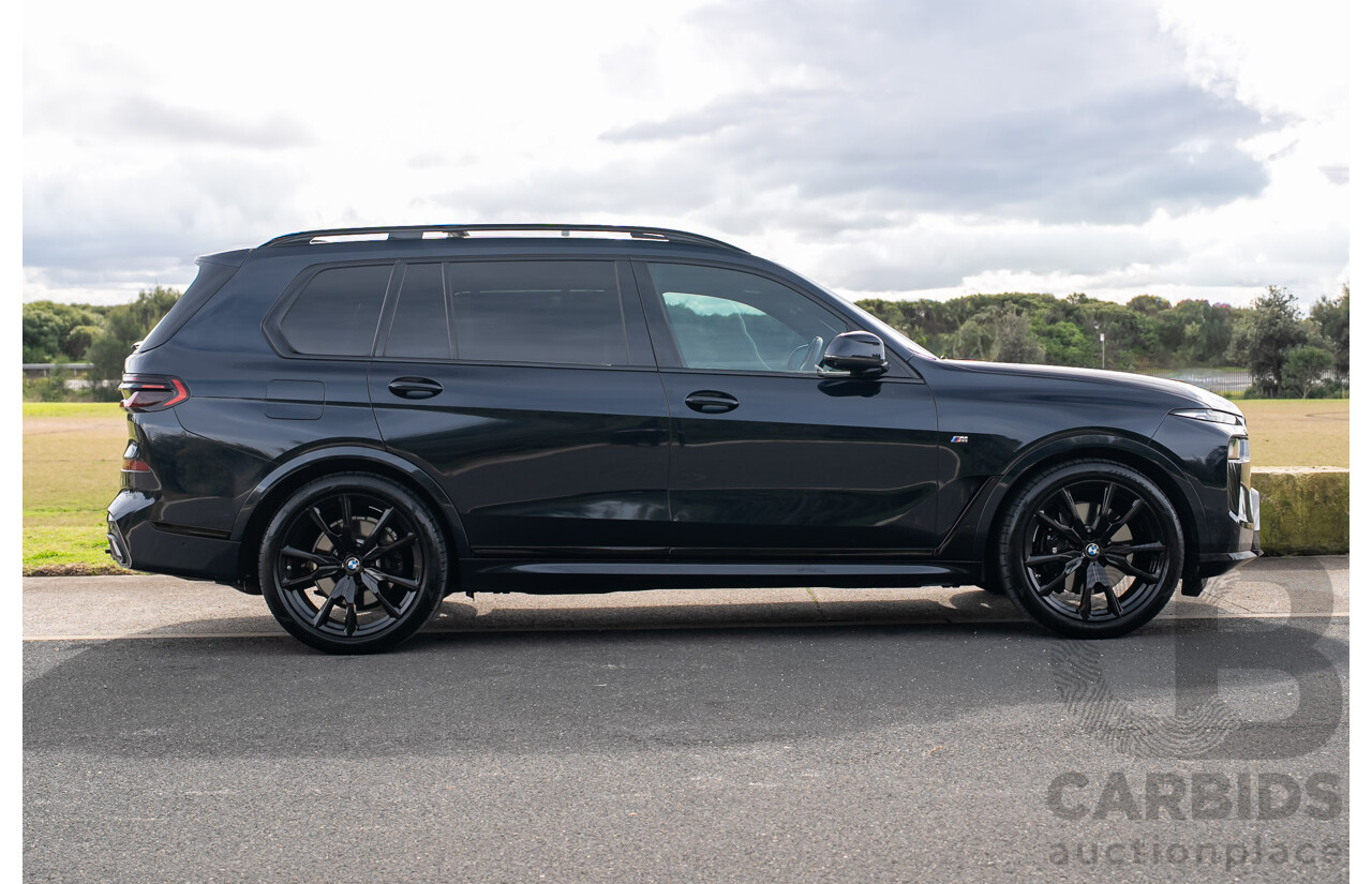 7/2024 BMW X7 xDrive40d M Sport MHEV (AWD) G07 LCI 4d Wagon Carbon Black Metallic Turbo Diesel 3.0L - 7 Seater