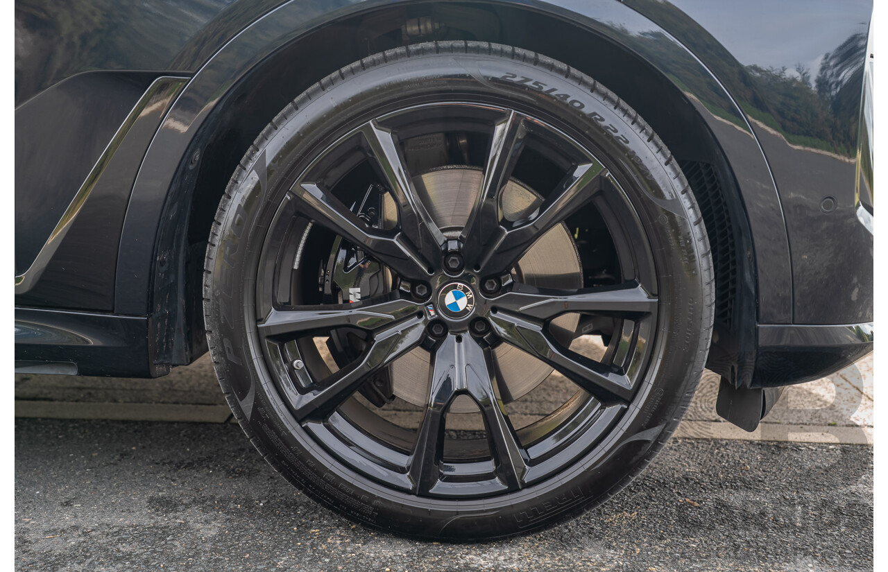 7/2024 BMW X7 xDrive40d M Sport MHEV (AWD) G07 LCI 4d Wagon Carbon Black Metallic Turbo Diesel 3.0L - 7 Seater