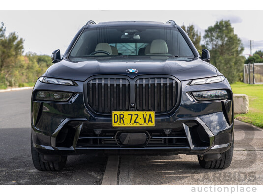 7/2024 BMW X7 xDrive40d M Sport MHEV (AWD) G07 LCI 4d Wagon Carbon Black Metallic Turbo Diesel 3.0L - 6 Seater