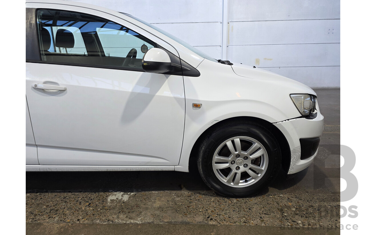 1/2015 Holden Barina CD TM MY15 5d Hatchback White 1.6L