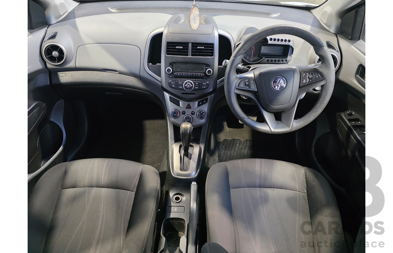 1/2015 Holden Barina CD TM MY15 5d Hatchback White 1.6L