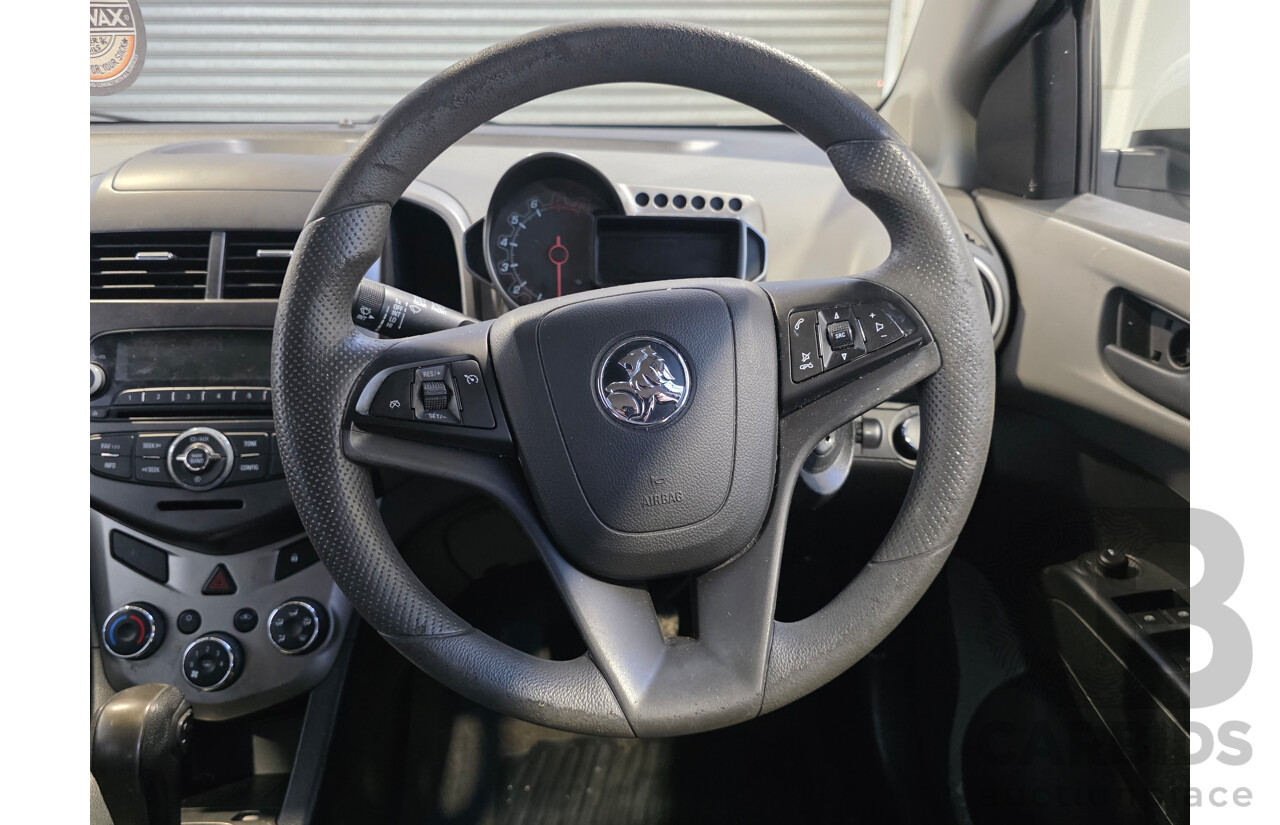 1/2015 Holden Barina CD TM MY15 5d Hatchback White 1.6L