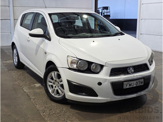 1/2015 Holden Barina CD TM MY15 5d Hatchback White 1.6L