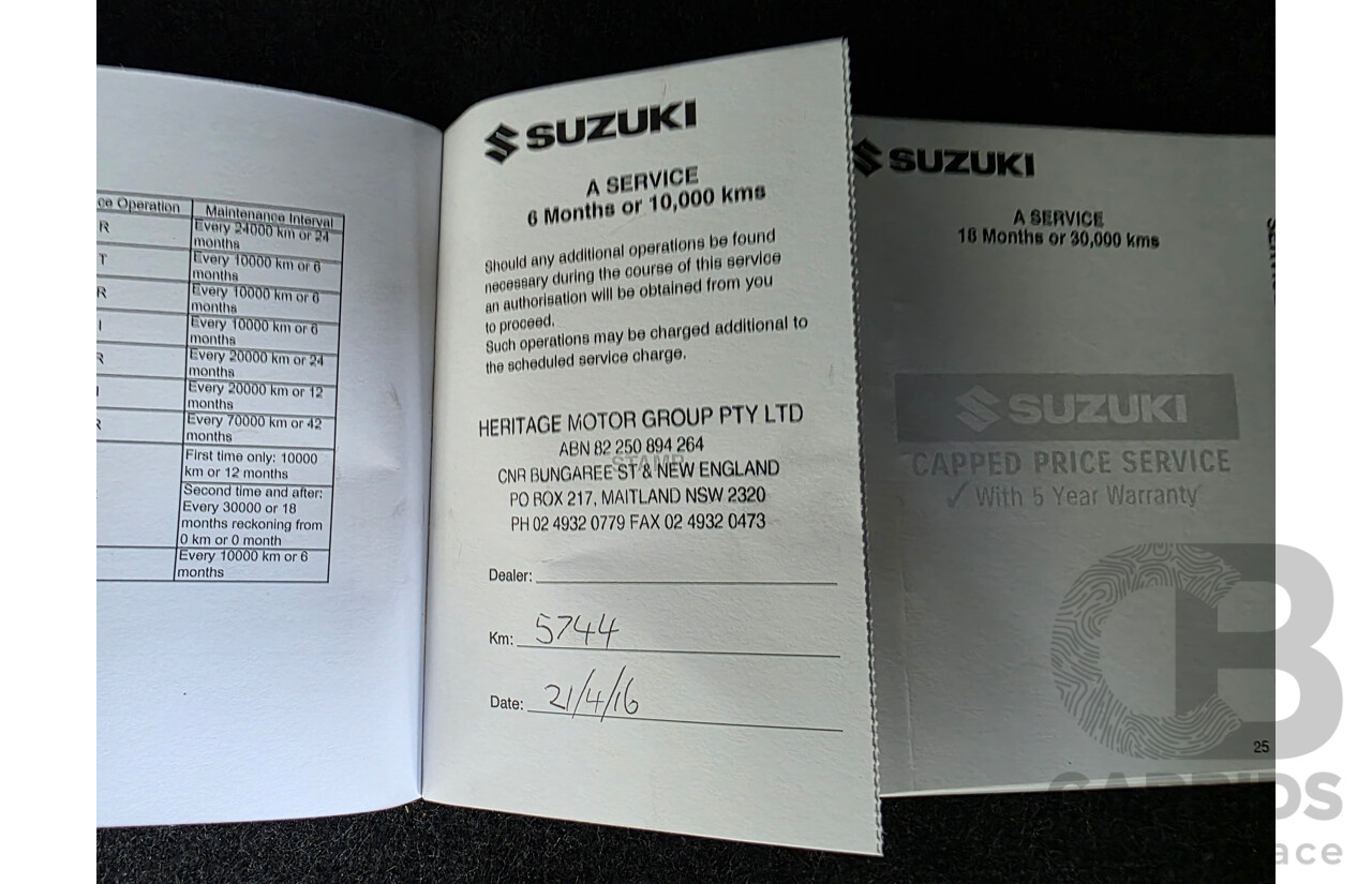 10/2015 Suzuki S-Cross GLX JY 4D Wagon Silky Silver Metallic 1.6L