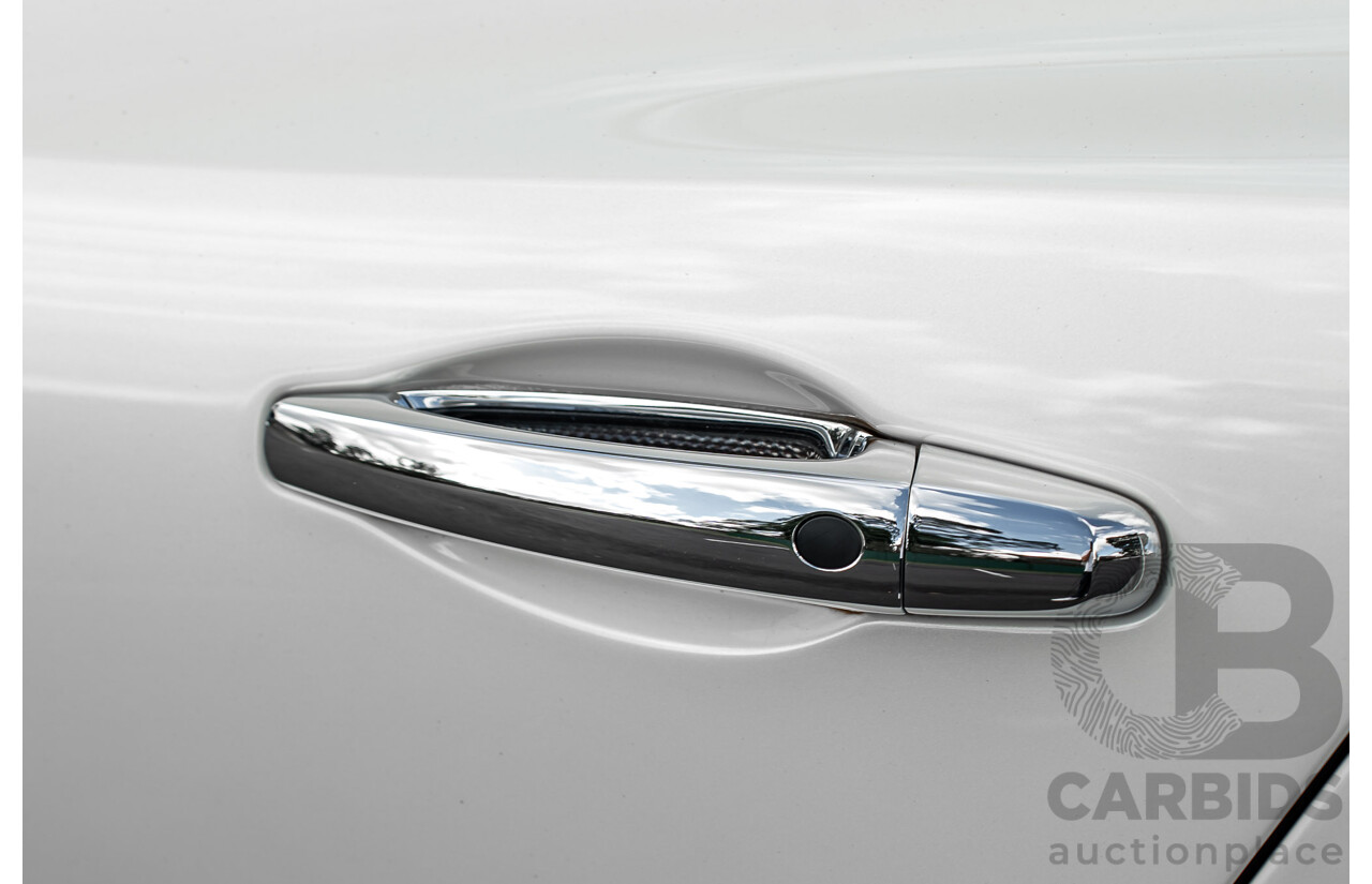 08/2013 Bentley Mulsanne (Mulliner & Premiere Specification) 3Y 4d Sedan Ghost Pearl White Twin Turbo V8 6.8L