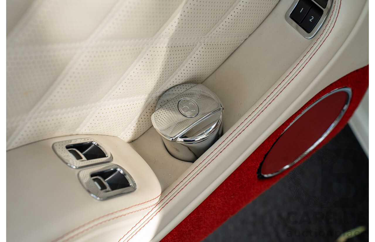 08/2013 Bentley Mulsanne (Mulliner & Premiere Specification) 3Y 4d Sedan Ghost Pearl White Twin Turbo V8 6.8L