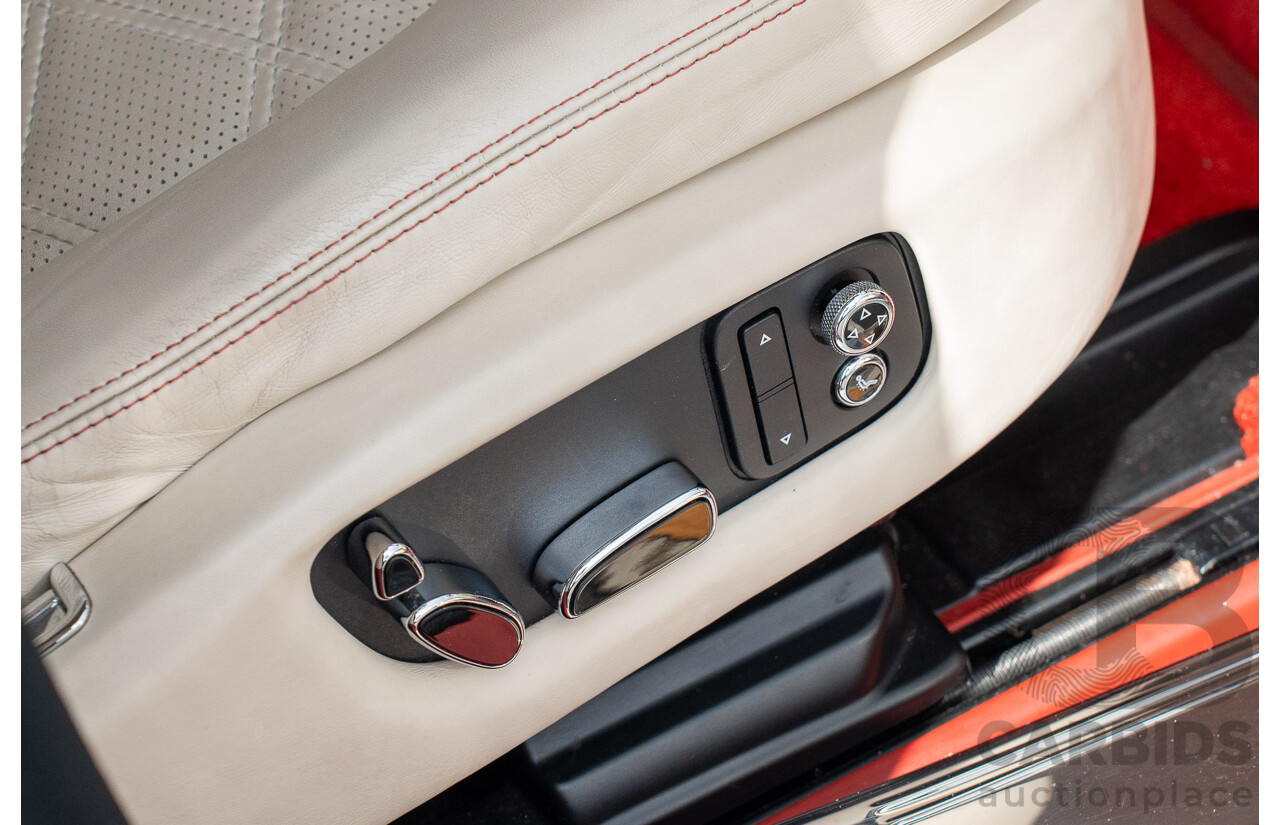 08/2013 Bentley Mulsanne (Mulliner & Premiere Specification) 3Y 4d Sedan Ghost Pearl White Twin Turbo V8 6.8L