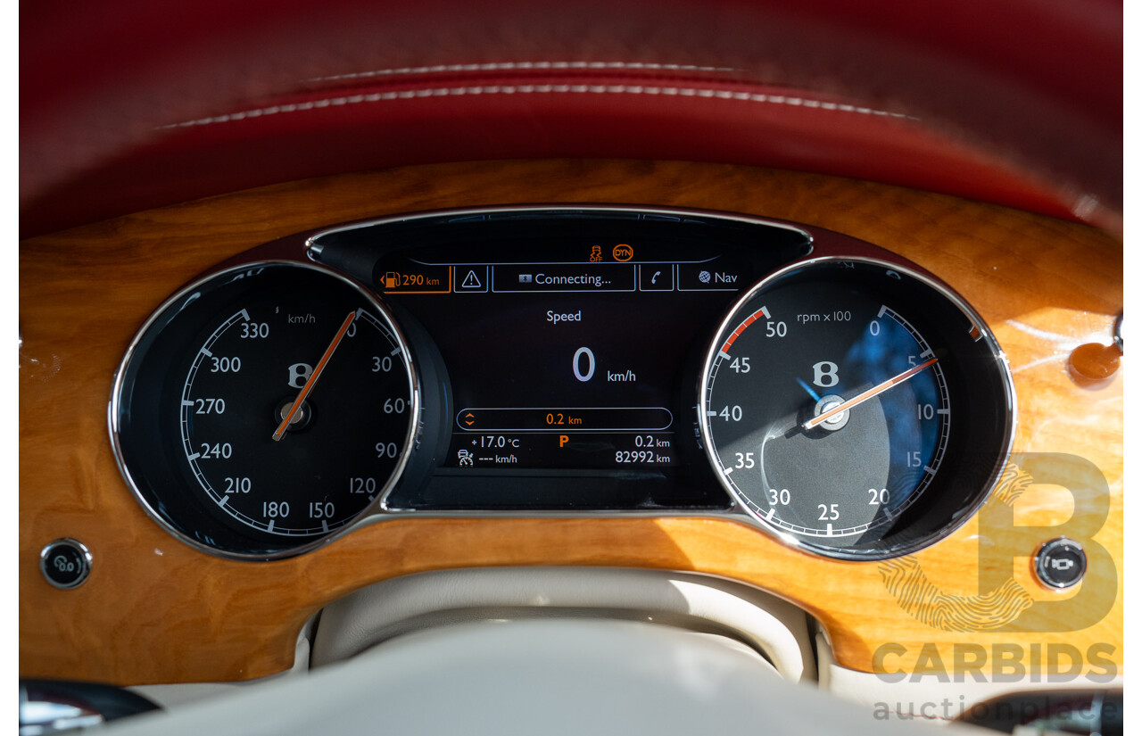 08/2013 Bentley Mulsanne (Mulliner & Premiere Specification) 3Y 4d Sedan Ghost Pearl White Twin Turbo V8 6.8L