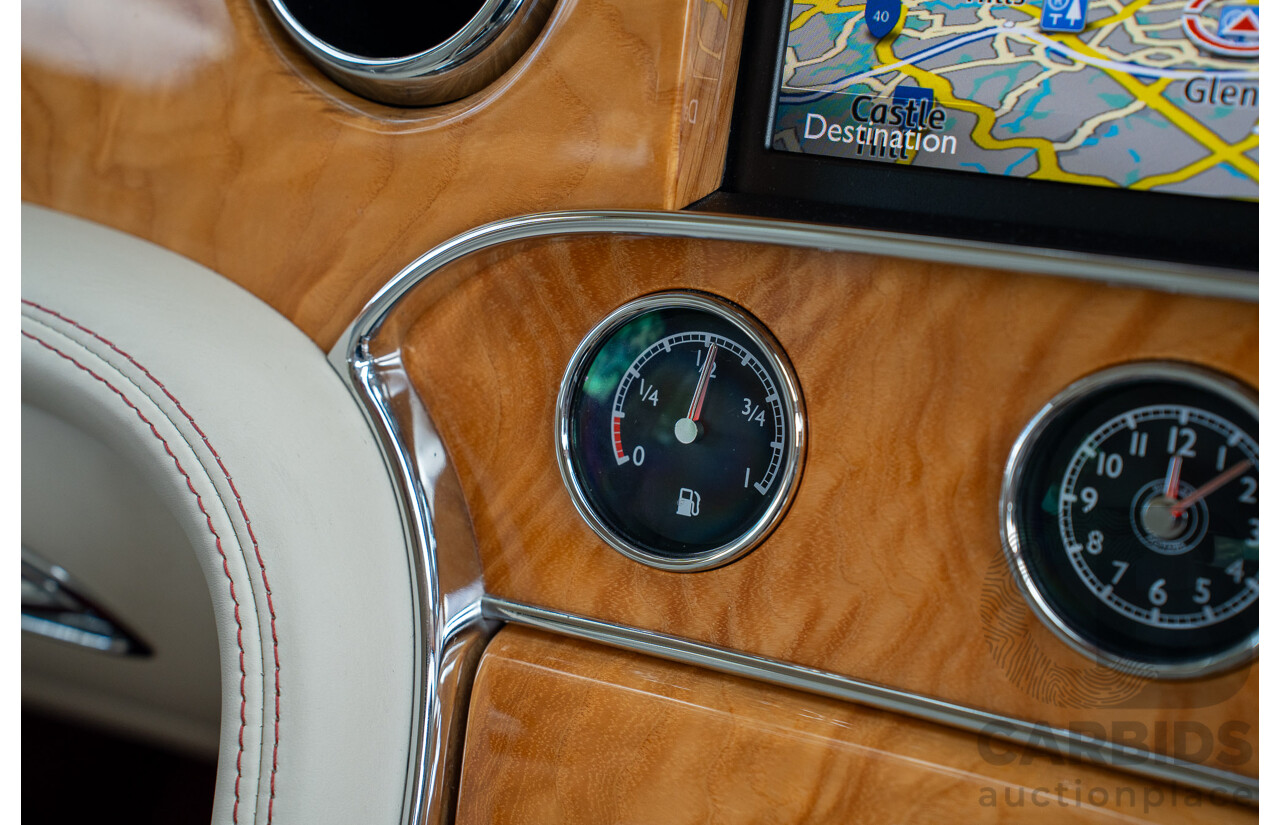 08/2013 Bentley Mulsanne (Mulliner & Premiere Specification) 3Y 4d Sedan Ghost Pearl White Twin Turbo V8 6.8L